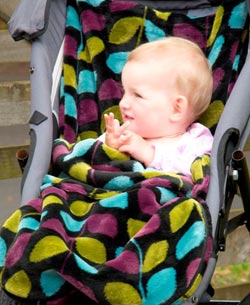 Black Leaves Fur Buggysnuggle