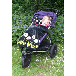 Flower Garden Fur Charcoal