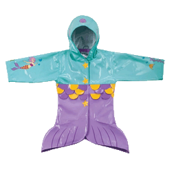 Kidorable Mermaid Waterproof Coat