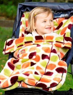 Cream Leaves Fur Buggysnuggle