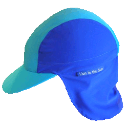 Lycra Legionnaire UV protective Hat Turquoise