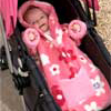 Pink Flower Fur Babysnuggle