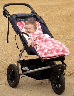 Pink Hearts Fur Buggysnuggle