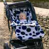 Blue Retro Spotty Buggysnuggle