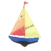 Sailing Boat Twist Wind Toy