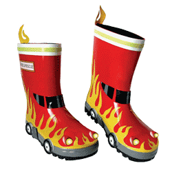 Kidorable Fireman Wellington Boots